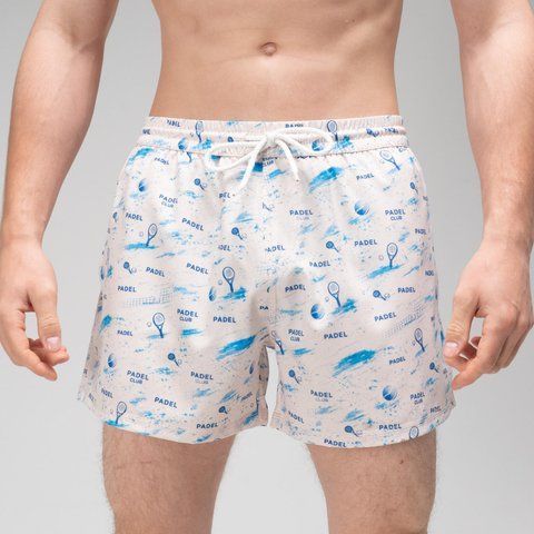 Шорти для плавання Slavni Swimming Pool Print Молочно-блакитний M SOpr5250hhkjkl фото