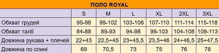 Поло Royal Синє, 3XL TSpl3092ba фото