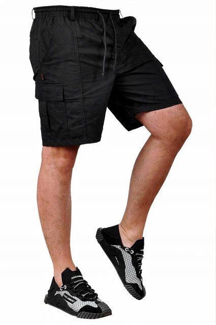 Чоловічі шорти Black 6XL YP54 фото